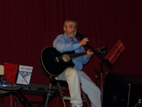 Gonzalo Montero actuando en Marcilla Trovadora 2008